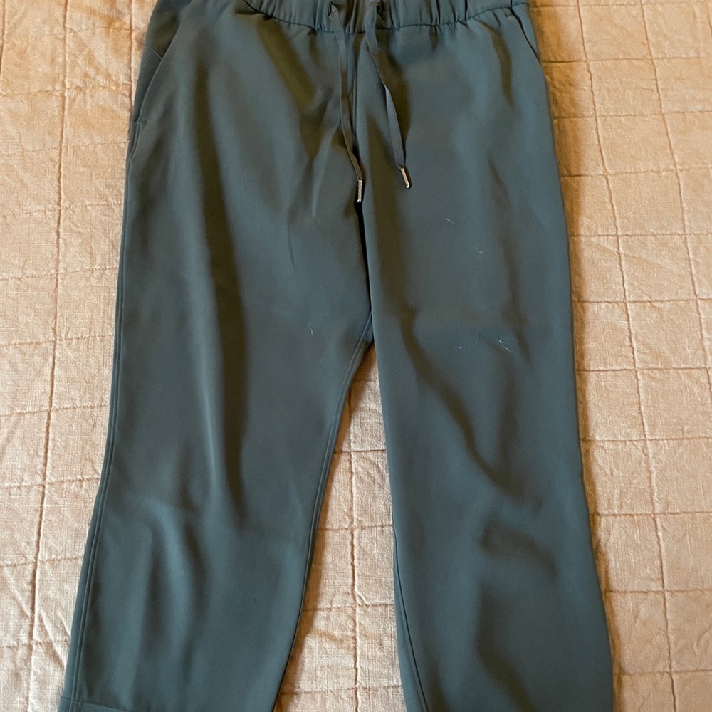 lululemon athletica Dark Teal Crop Jogger Pants